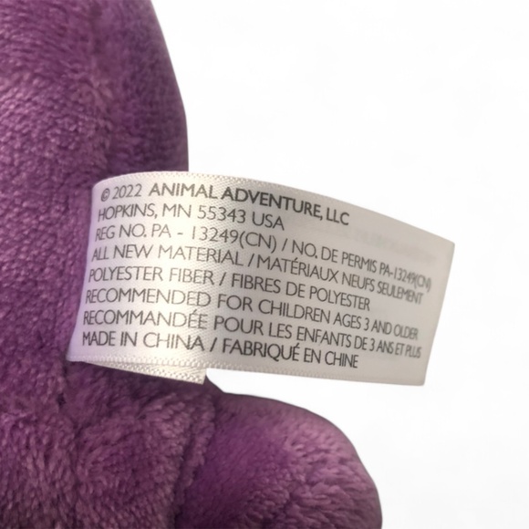 Purple Dino Plush - Picture 6 of 7